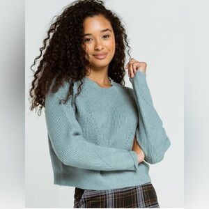 (PINK) Full Tilt Transition Stitch Sweater
